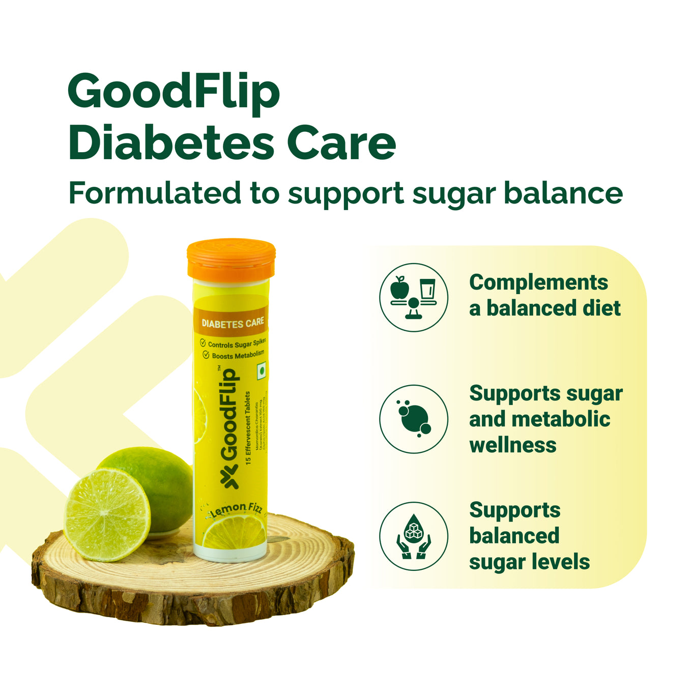 Diabetes Care Lemon Fizz