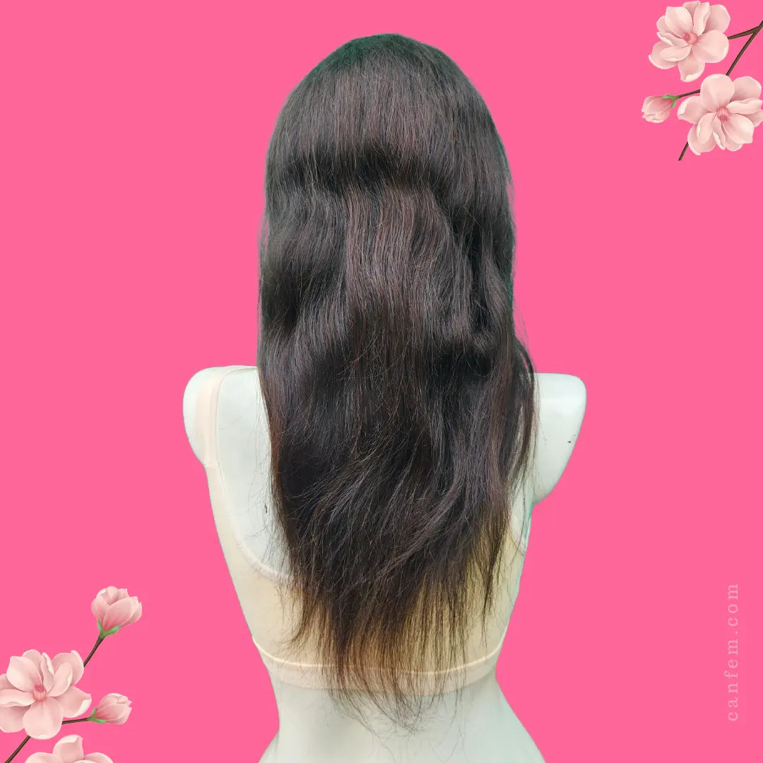 Premium Natural Hair Wig Canfem