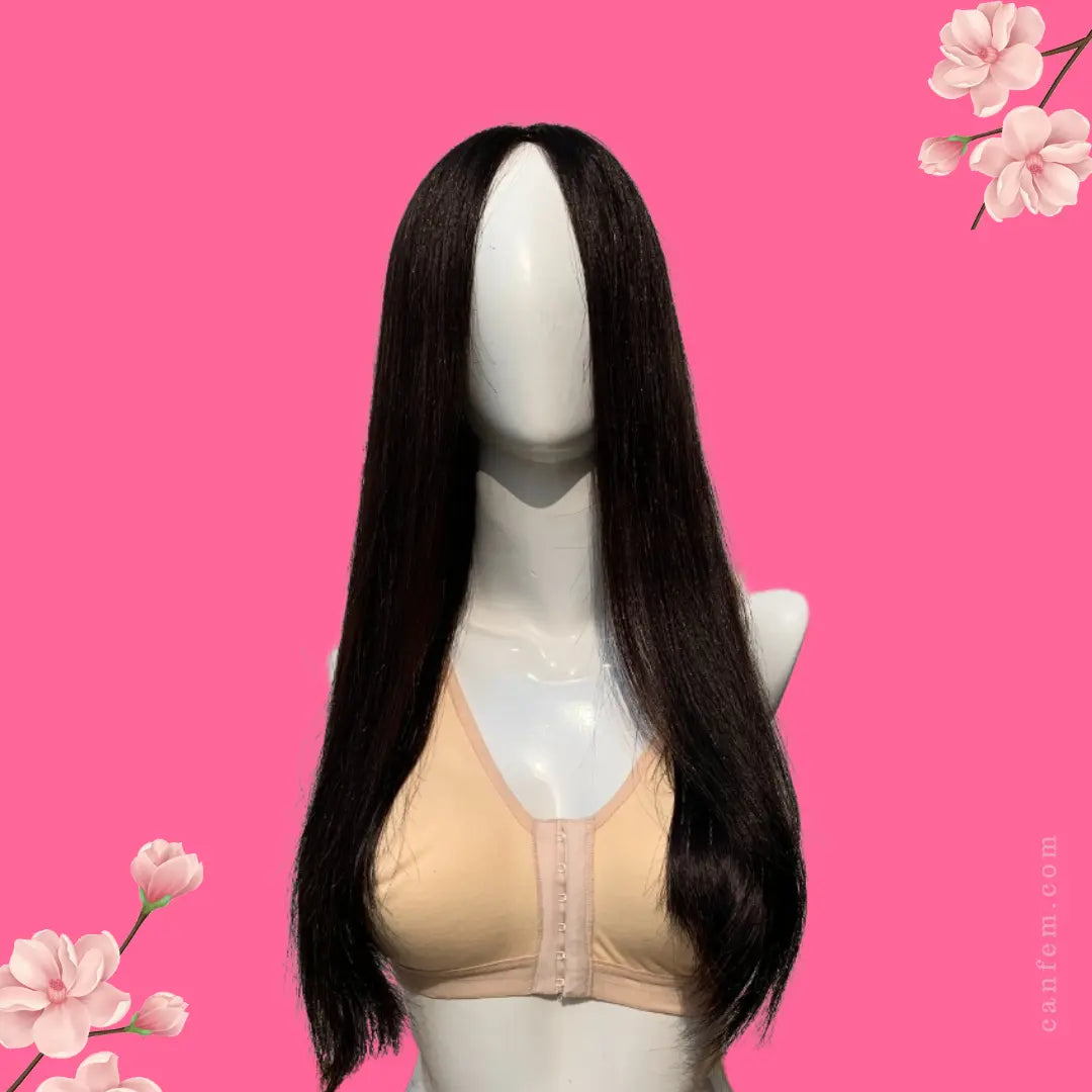 Premium Natural Hair Wig Canfem