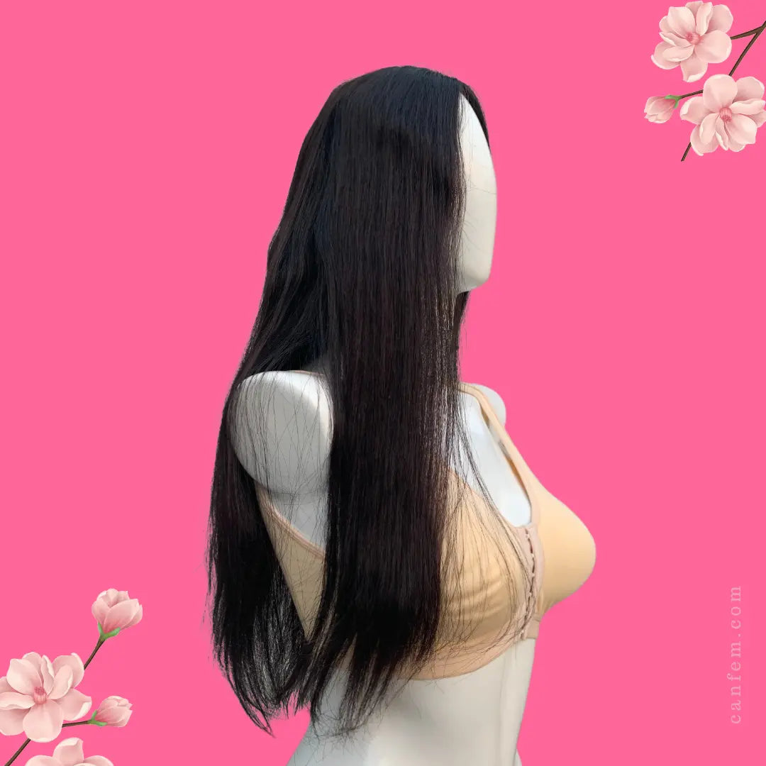 Premium Natural Hair Wig Canfem