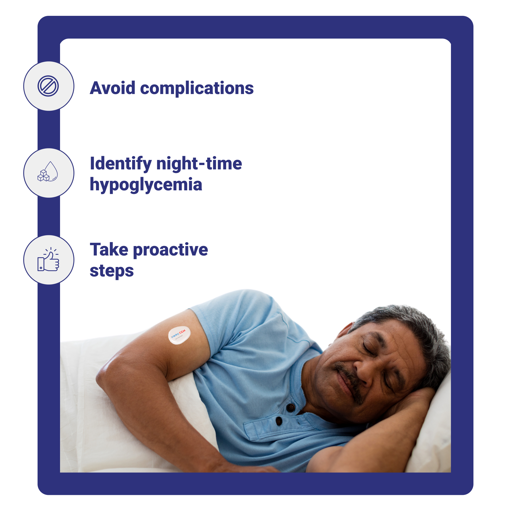 GoodFlip Continuous Glucose Monitor Powered by Tracky (Sensor Only)
