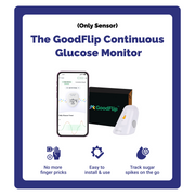 GoodFlip Continuous Glucose Monitor Powered by Tracky (Sensor Only)