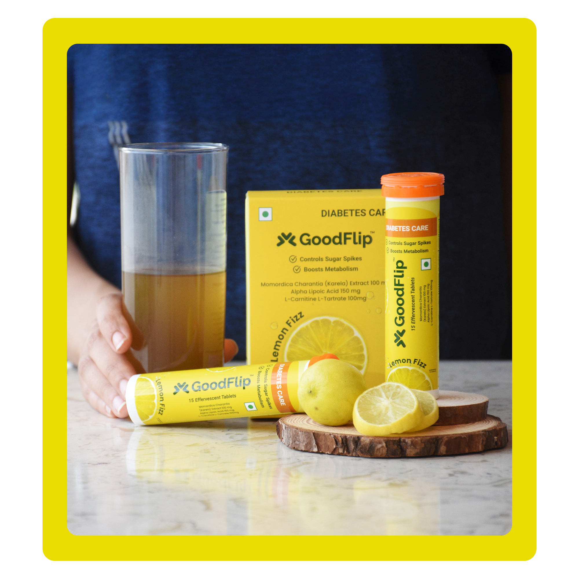 Diabetes Care Lemon Fizz