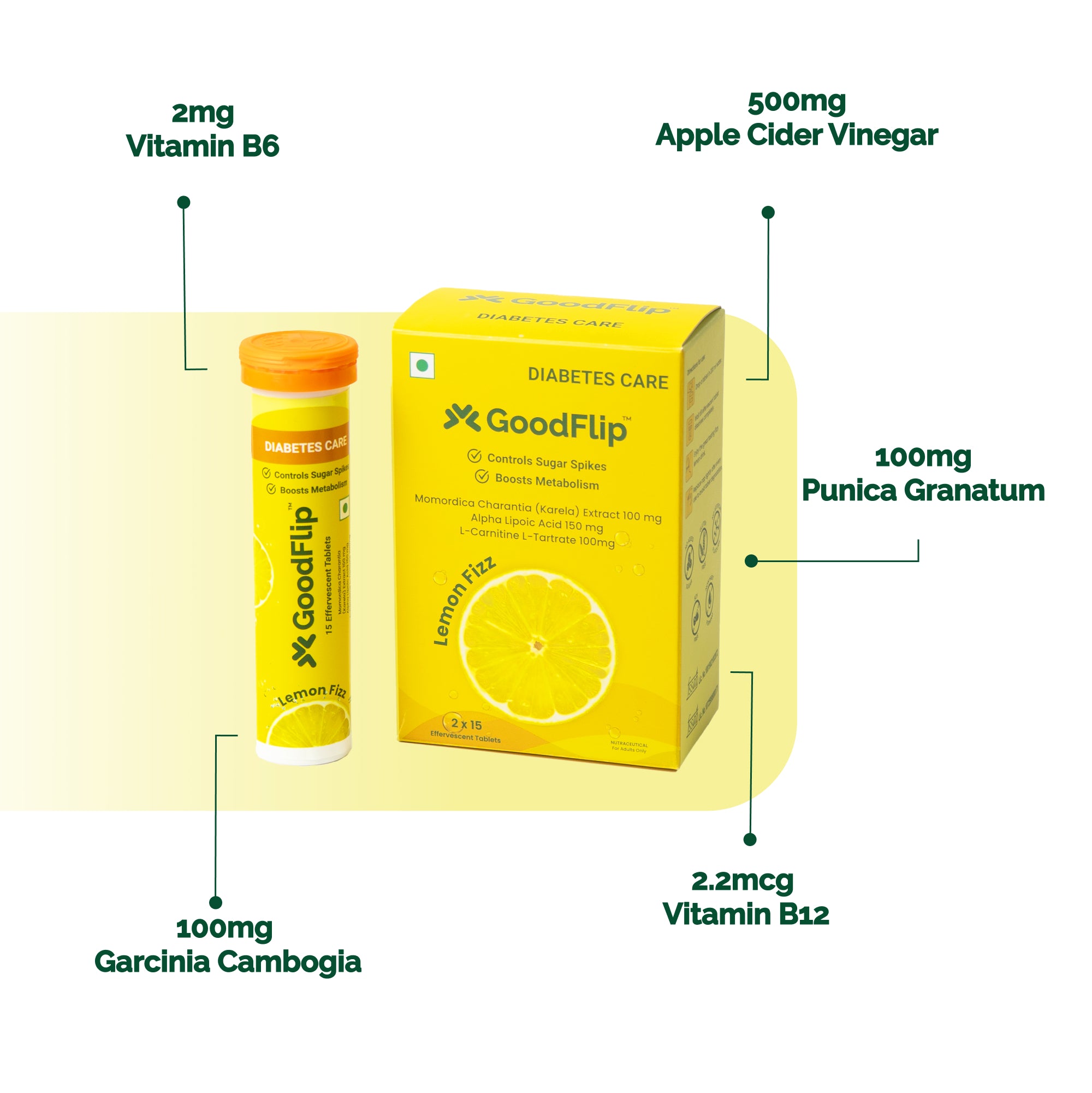Diabetes Care Lemon Fizz