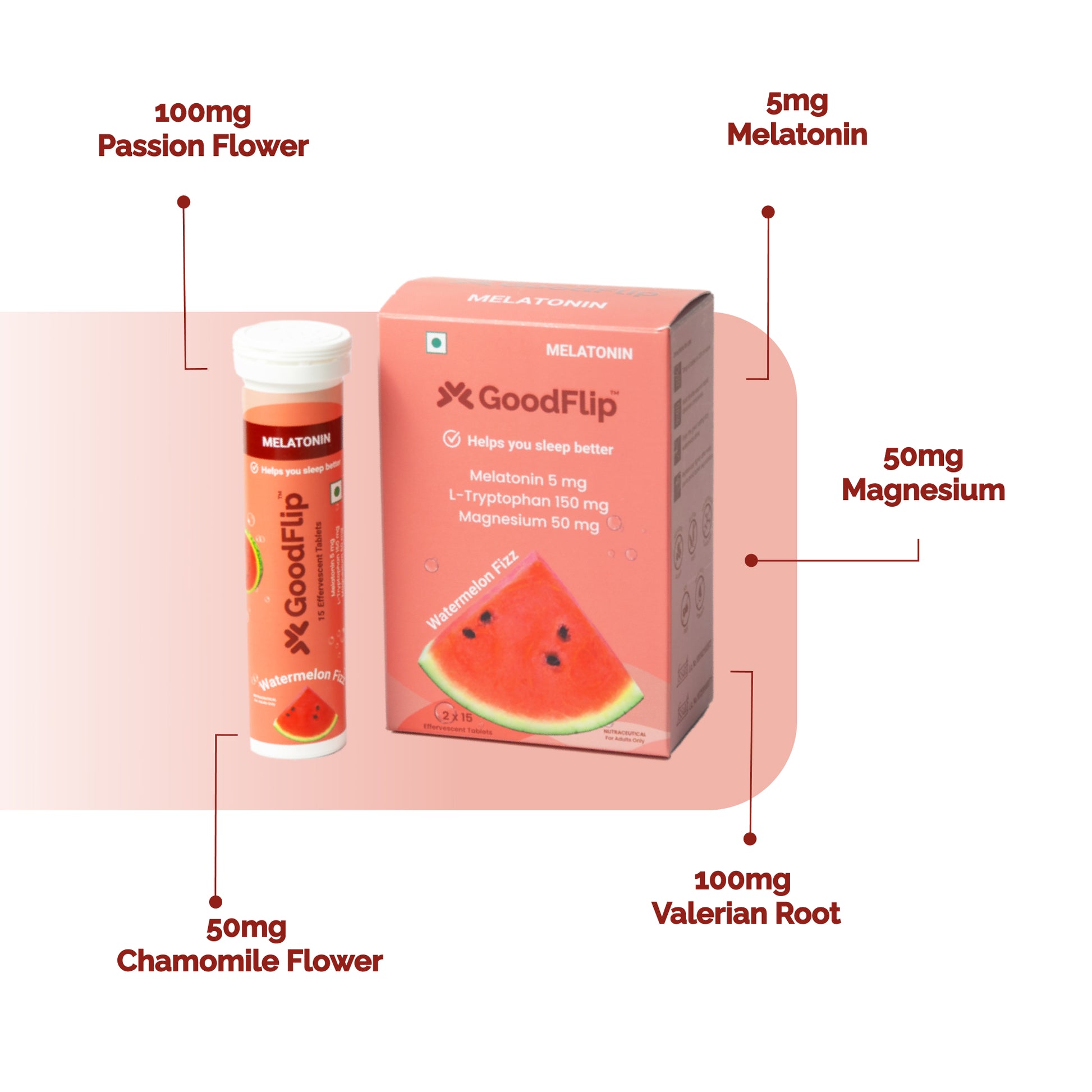 GoodFlip's Melatonin Effervescent Tablets