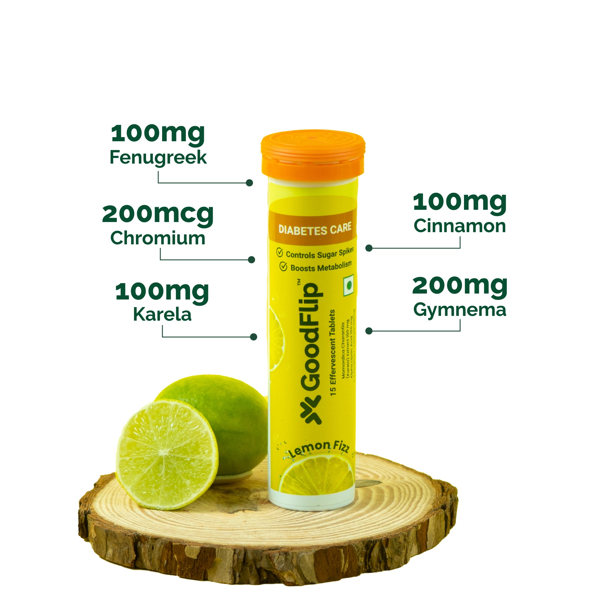Diabetes Care Lemon Fizz