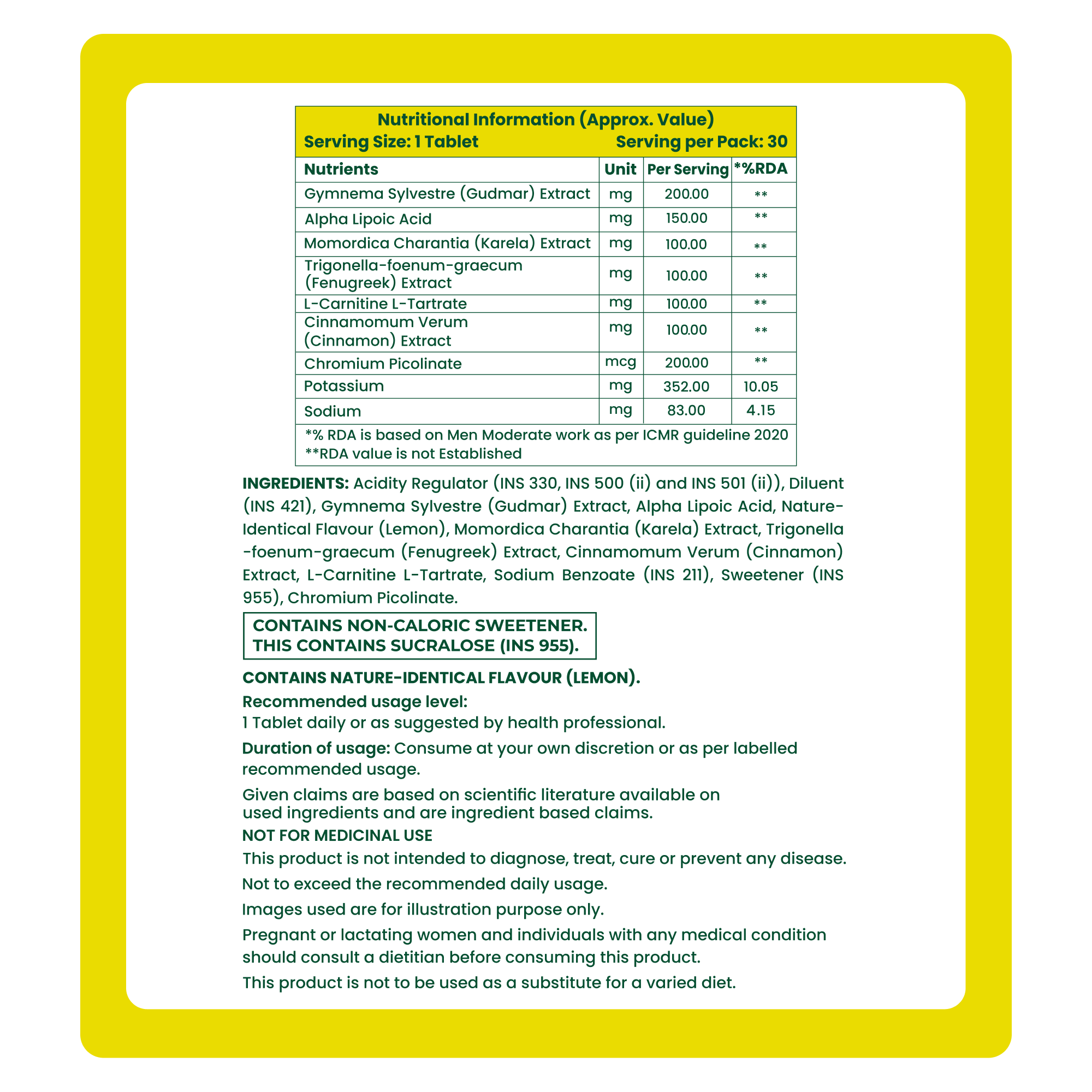 Diabetes Care Lemon Fizz